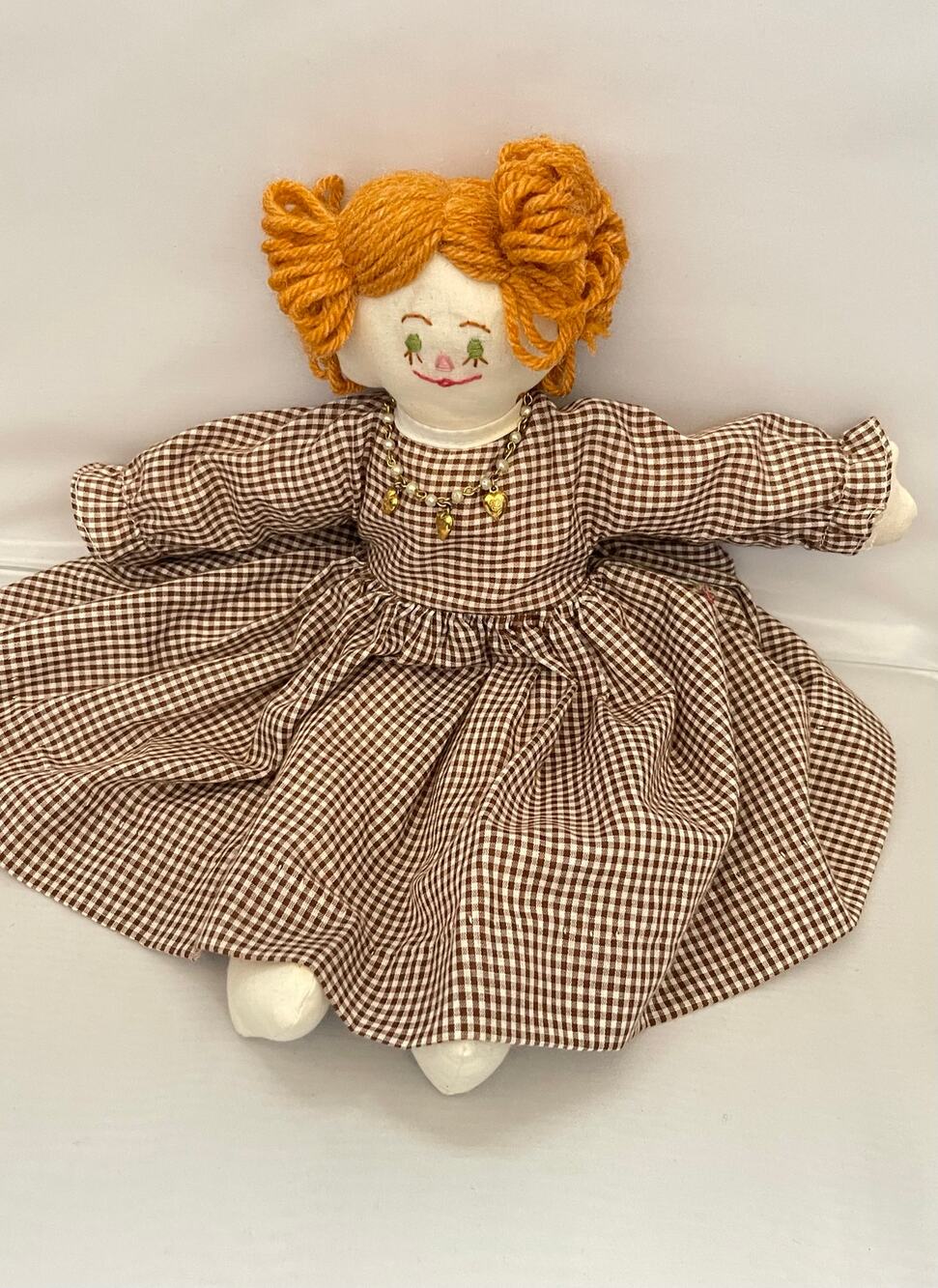 Vintage 14" Royal Rag Doll, Beautiful Rare Find